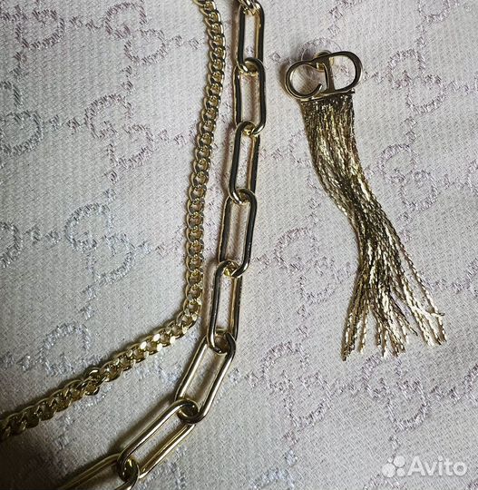 Комплект ожерелье cristian dior