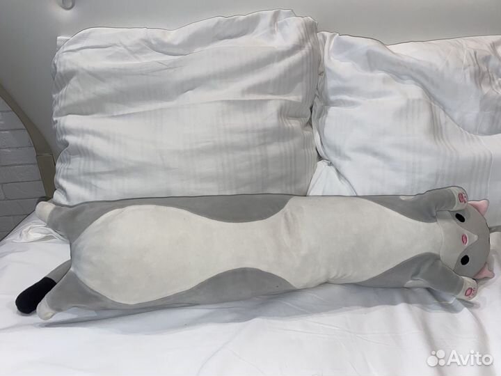 Длинный кот мягкая игрушка