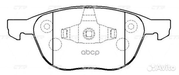 CKF-14 Колодки тормозные дисковые перед G