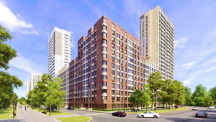 3-к. квартира, 90,7 м², 11/12 эт.