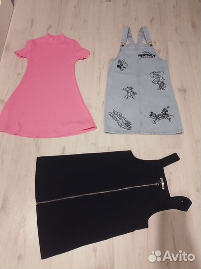 Огромный пакет одежды на девочку 152-158