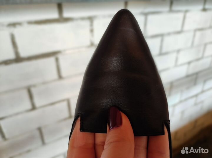 Туфли кожаные черные 36 размер