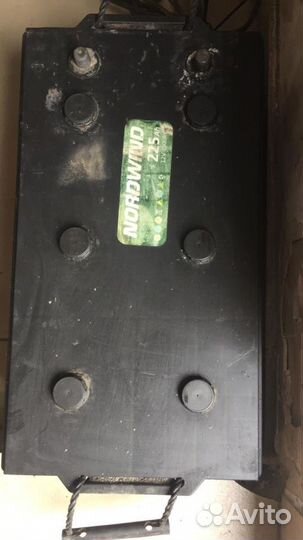 Бу аккумулятор 225 Ач для грузовика