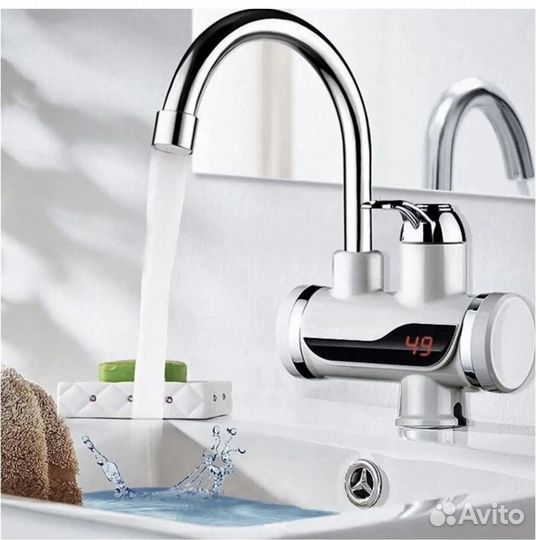 Водонагреватель проточный. Смеситель для дачи