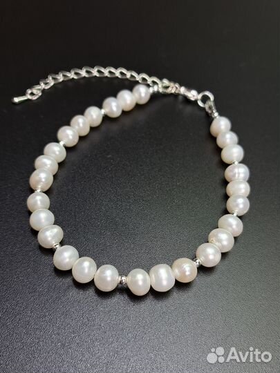 Браслет из натурального жемчуга