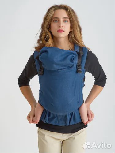 Эрго рюкзак с рождения Diva Milano Jeans Blue