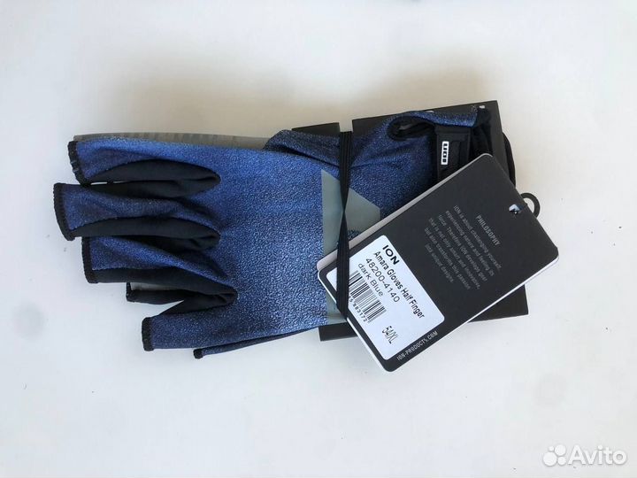 Перчатки ION Amara Half Finger 2022 (Зеленый, (54