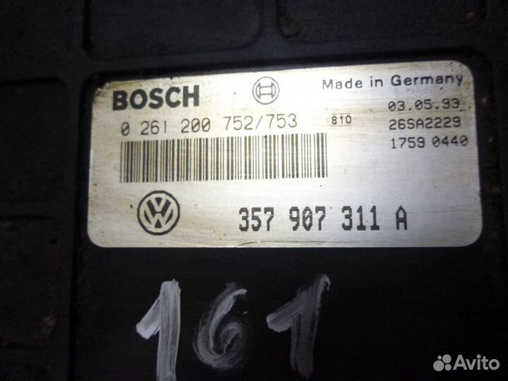 Блок управления двс Volkswagen Passat B3 ABS 1993