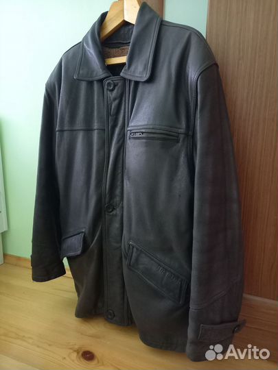 Куртка зимняя из натуральной кожи