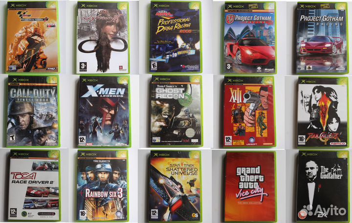 Лицензионные игры для xbox original