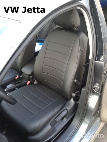 Чехлы VW Jetta 6 (2011-2019) Экокожа Автопилот