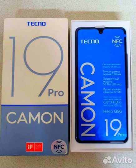 TECNO Camon 19 Pro, 8/128 ГБ