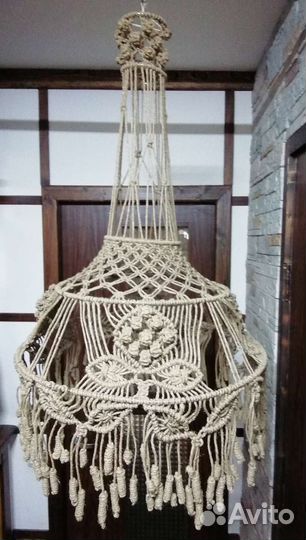 Абажур макраме