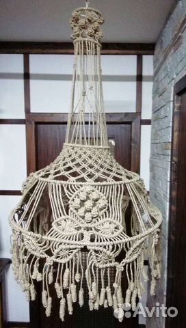 Абажур макраме