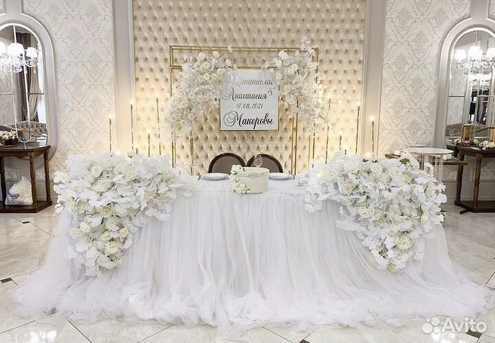 Оформление свадьбы, свадебный декор