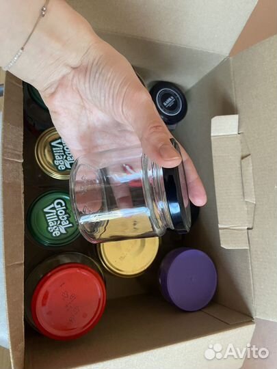 Банки стекляные разные