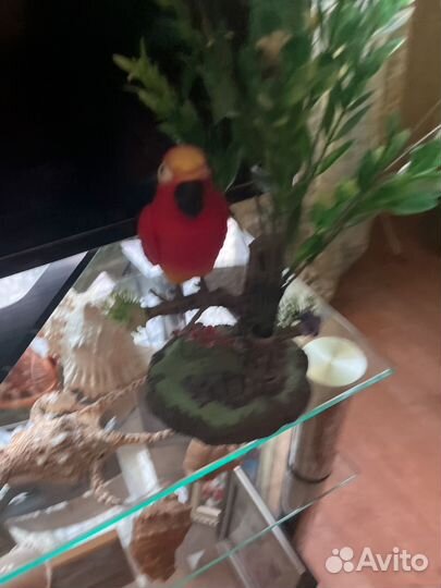 Попугай для интерьера