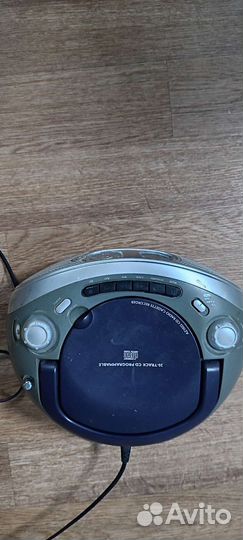 Магнитофон philips кассеты/cd и радио