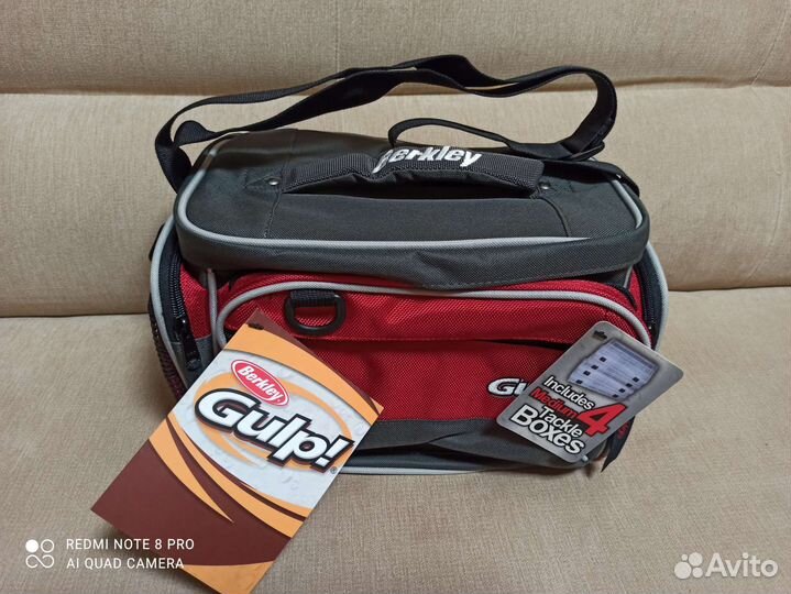 Сумка для рыболовных приманок с 4 коробками