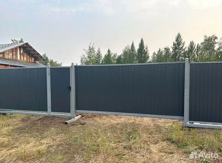 Откатные ворота калитка