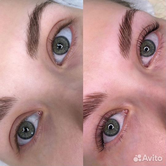 Оформление бровей/ламинирование ресниц
