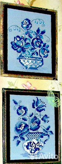 Картина вышитая крестом