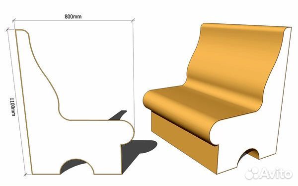 Мебель по Вашим размерам: лежаки, сидушки в Хамам