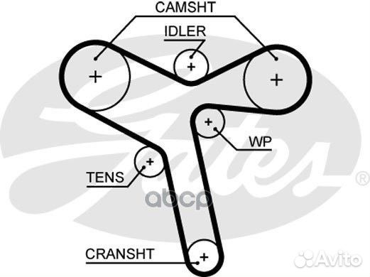 Ремень грм 5647XS Gates