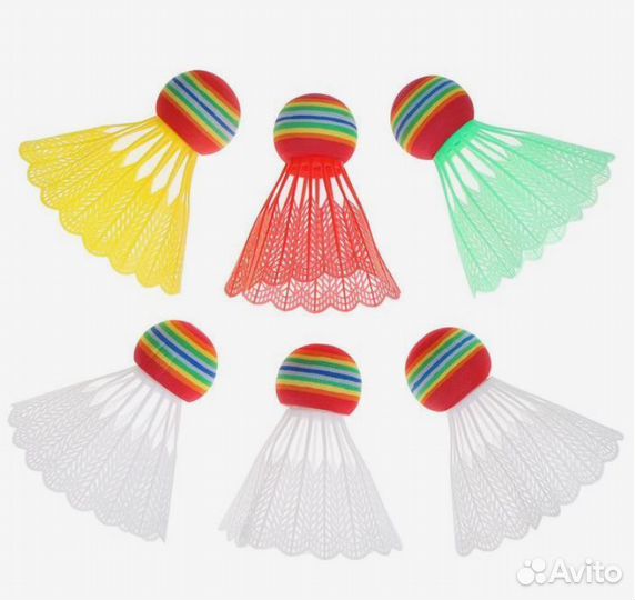 Набор воланчиков 4 г, набор 6 штук