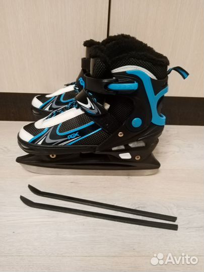 Коньки ледовые раздвижные