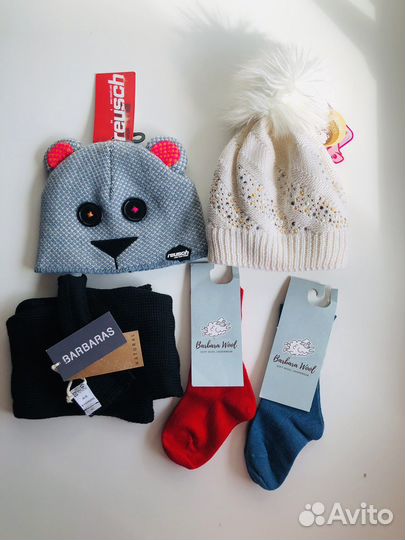 Шапки и носки Reusch, Tutu, Barbara Wool