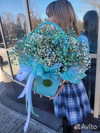 Букеты и композиции из гипсофилы