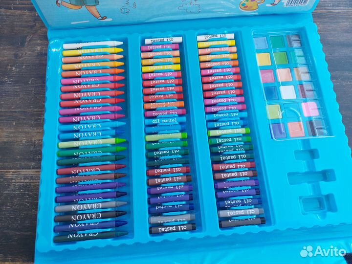 Большой набор для творчества (рисования), чемодан