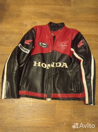 Мотокуртка кожаная мужская