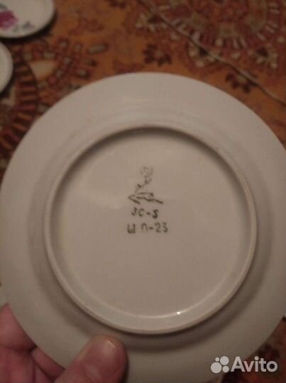 Блюдца Городницкий Фарфоровый З. СССР