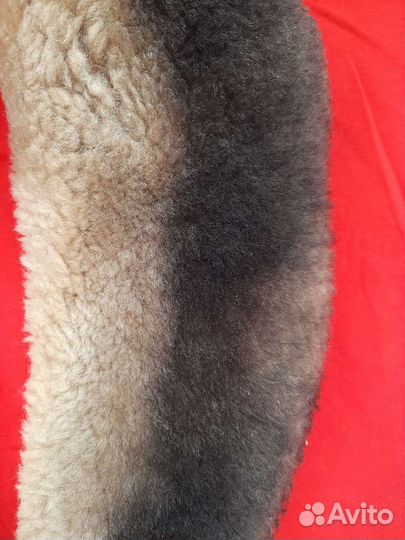 Меховой воротник лама стриженая