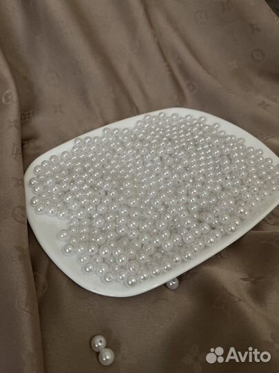 Бусины 0,6см/6мм для рукоделия/плетения сумок