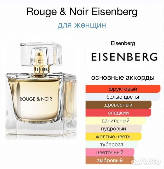 Парфюм Eisenberg rouge noir 50ml