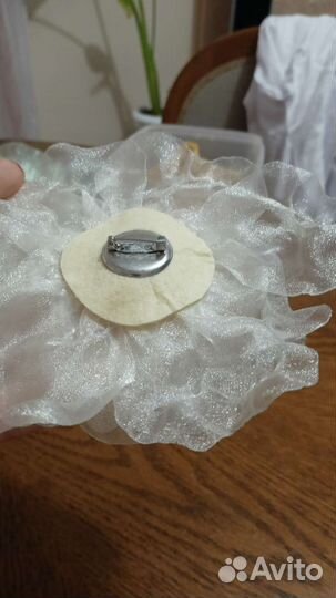 Брошь из ткани