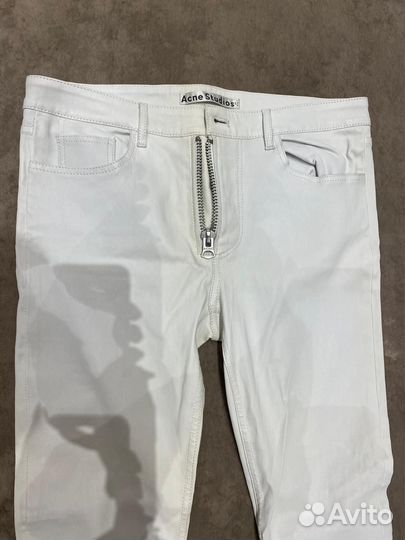 Кожаные брюки Acne studios оригинал