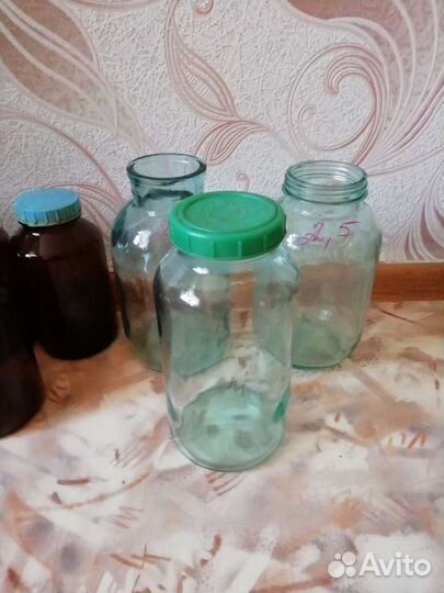 Банки 3х литровые, 2хлитровые, 0,6 литровые