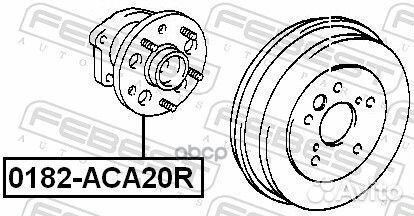 Ступица задняя 0182ACA20R Febest