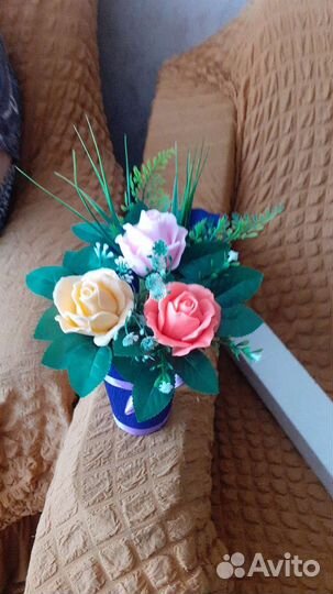 Набор из трех роз