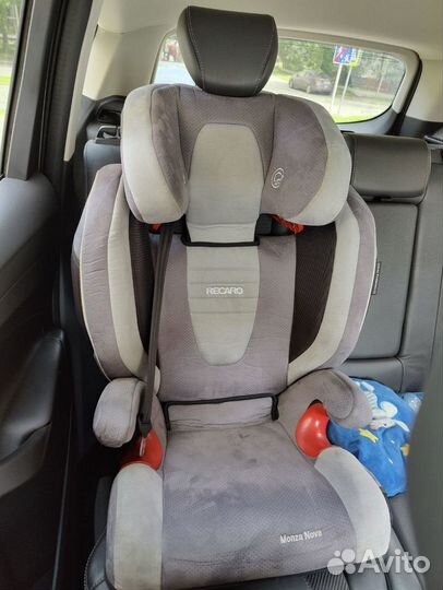 Recaro monza nova 15-36 кг(isofix) крепление