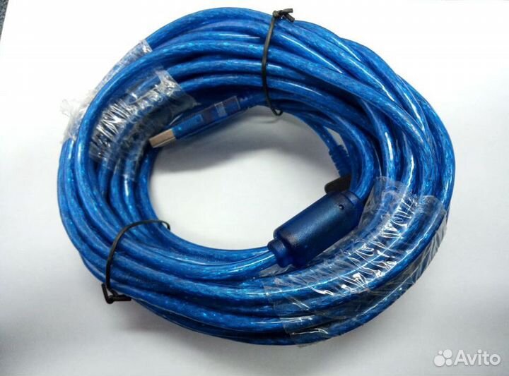 USB удлинитель 10 метров,активный, новый