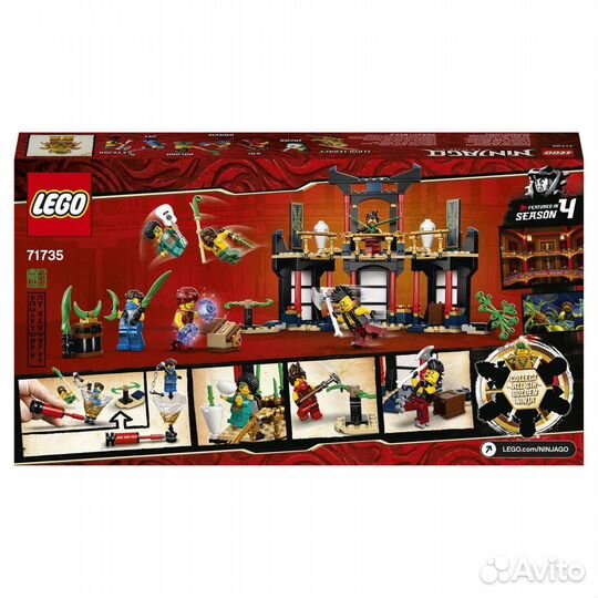Lego Ninjago Лего 71735 Турнир стихий, новый