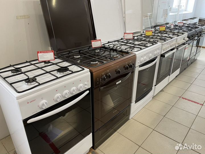 Новые Газовые/Электрические Плиты/Гарантия