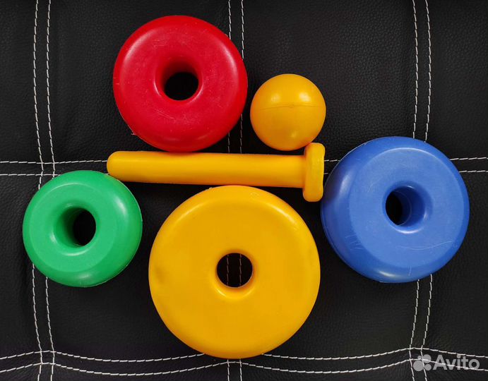 Пирамидка 25 см (6 деталей)