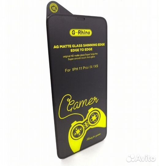 Защитное стекло iPhone X / Xs / 11 Pro (6D)