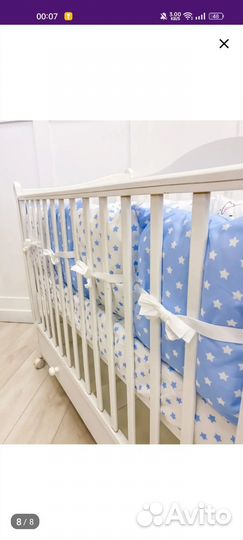 Бортики в кроватку